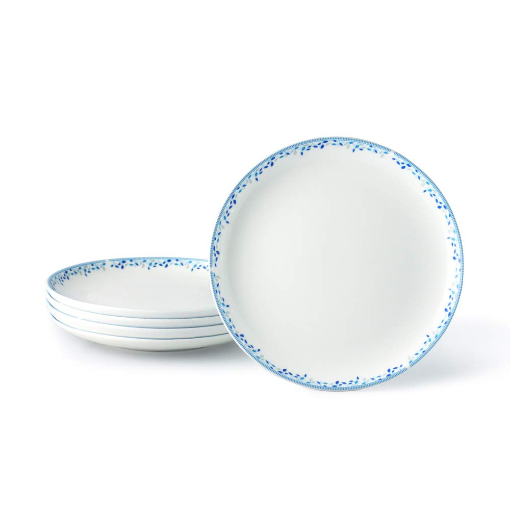 Amazon.co.jp: NARUMI(ナルミ) プレート 皿 セット ブルーリーフ 18cm